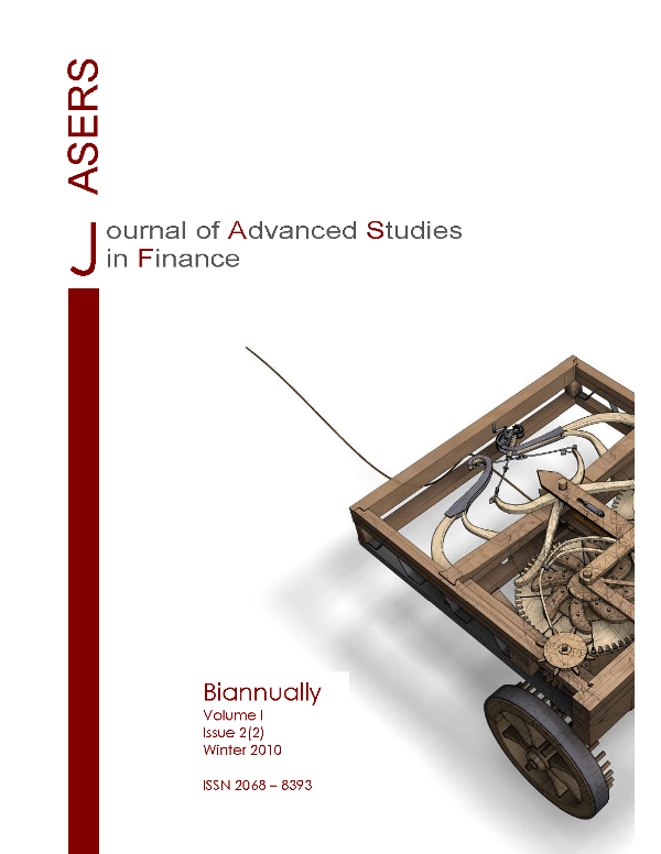 JASF Volume I Issue 2 Winter 2010