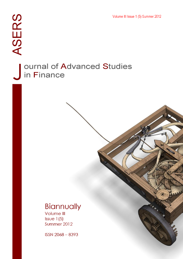 JASF Volume III Issue 1(5) Summer 2012